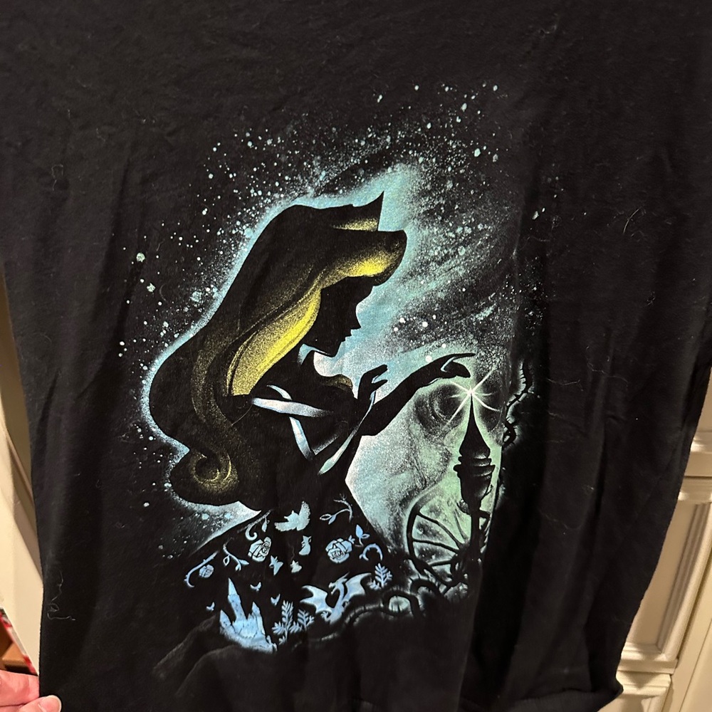 Disney Sleeping Beauty Black TShirt Medium